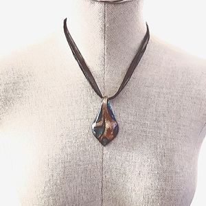 Murano glass pendant necklace
